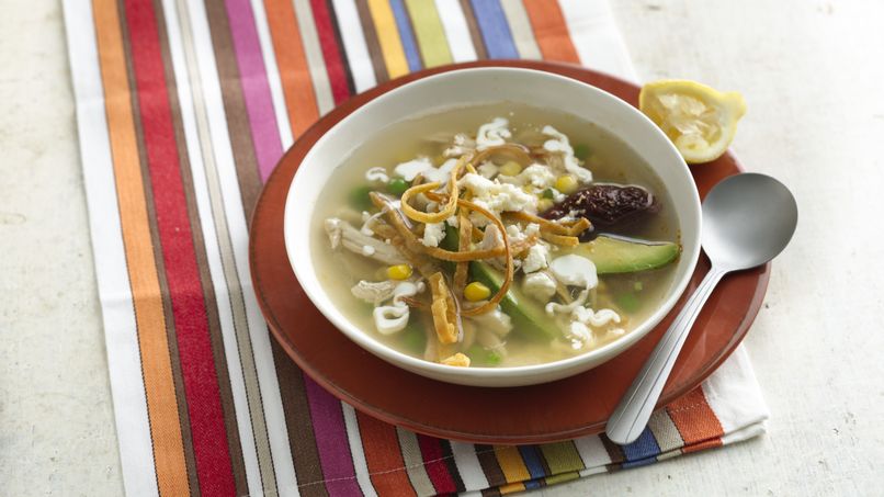 Caldo tlalpeño blanco